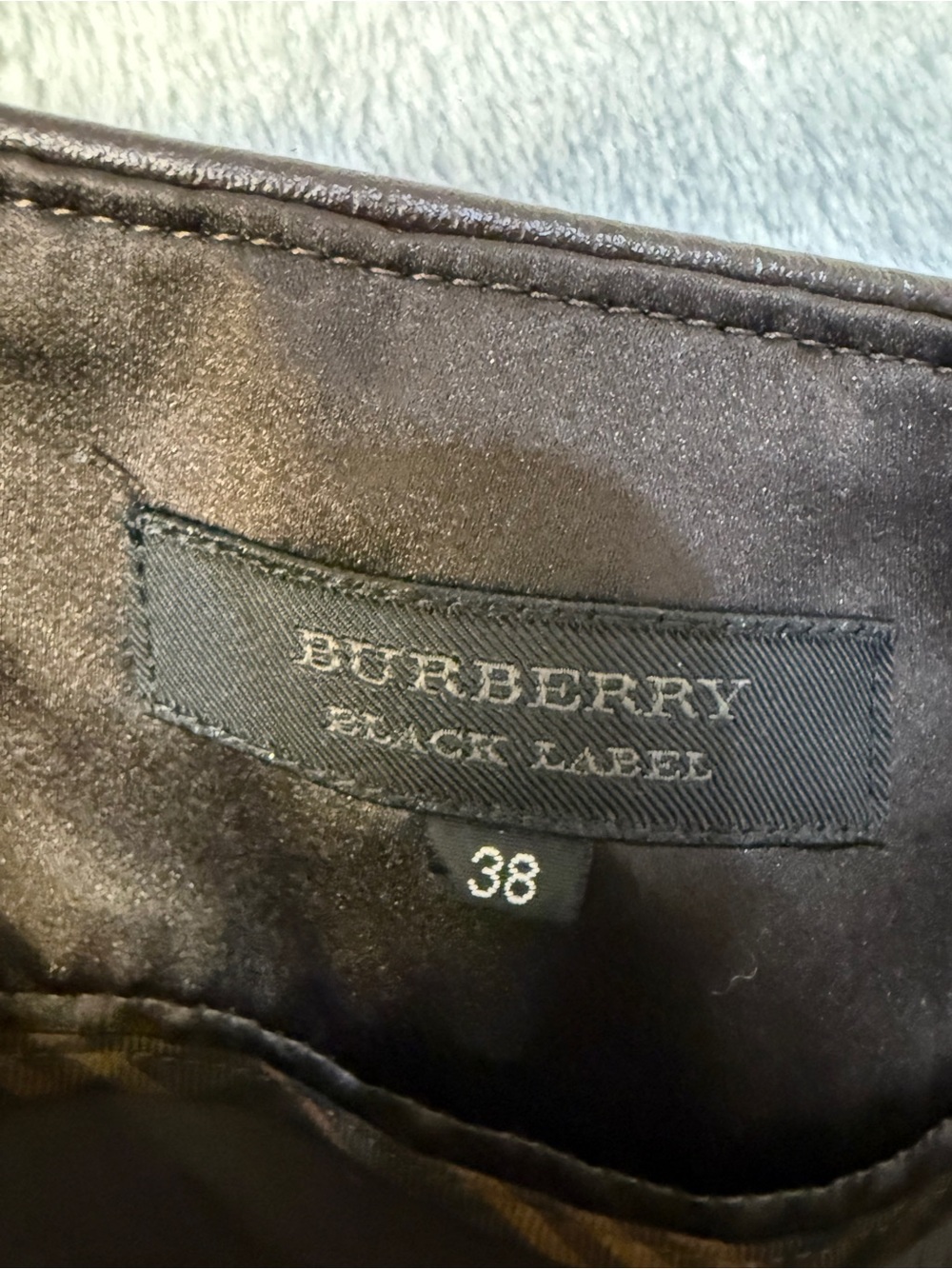 Burberry Skirt Size XS/S Brown Tan Houndstooth A-Line Flared Skirt - Picture 4 of 5